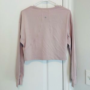 Lululemon Abrasion-Resistance Cropped Long Sleeve Top